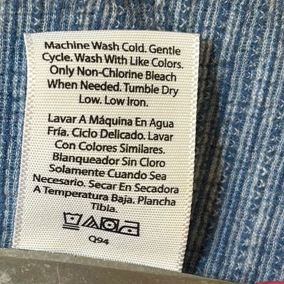 *5 for $25* Women’s Plus Size Time and Tru Blue Peplum Ruffle Tank Top XXXL - Picture 5 of 12